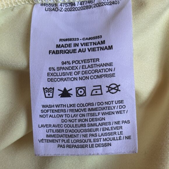 Nike Tiger Woods Men Golf Polo Shirt XXL Yellow Striped Dri-Fit Performance Logo - Picture 12 of 13